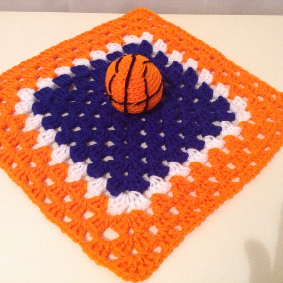 Accessories Baby Basketball Crochet Lovie Blanket Poshmark